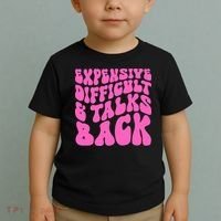 Expensive Difficult And Talks Back Retro Toddler T-Shirt thumb 2