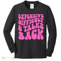 Expensive Difficult And Talks Back Retro Kids Long Sleeve Shirt thumb 0