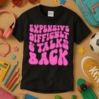 Expensive Difficult And Talks Back Retro Kids T-Shirt thumb 3