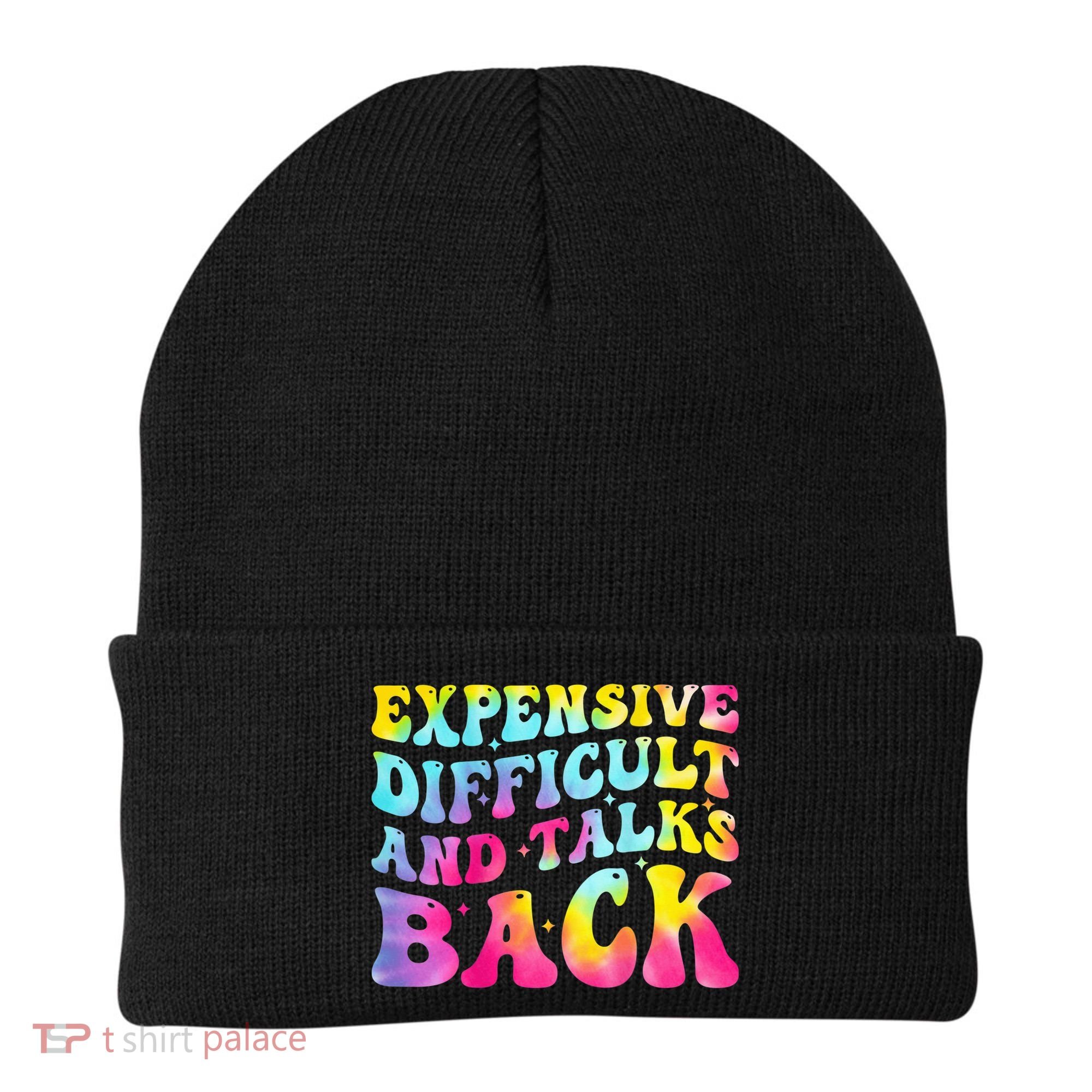Expensive Difficult and Talks Back Groovy Mothers' Day Beanie