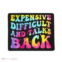 Expensive Difficult and Talks Back Groovy Mothers' Day Mousepad thumb 0
