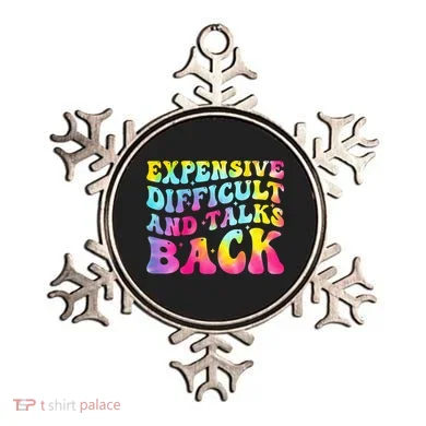 Expensive Difficult and Talks Back Groovy Mothers' Day Ornament