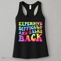 Expensive Difficult and Talks Back Groovy Mothers' Day Women's Tank Top thumb 3