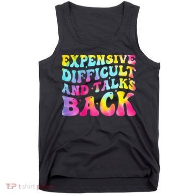 Expensive Difficult and Talks Back Groovy Mothers' Day Tank Top