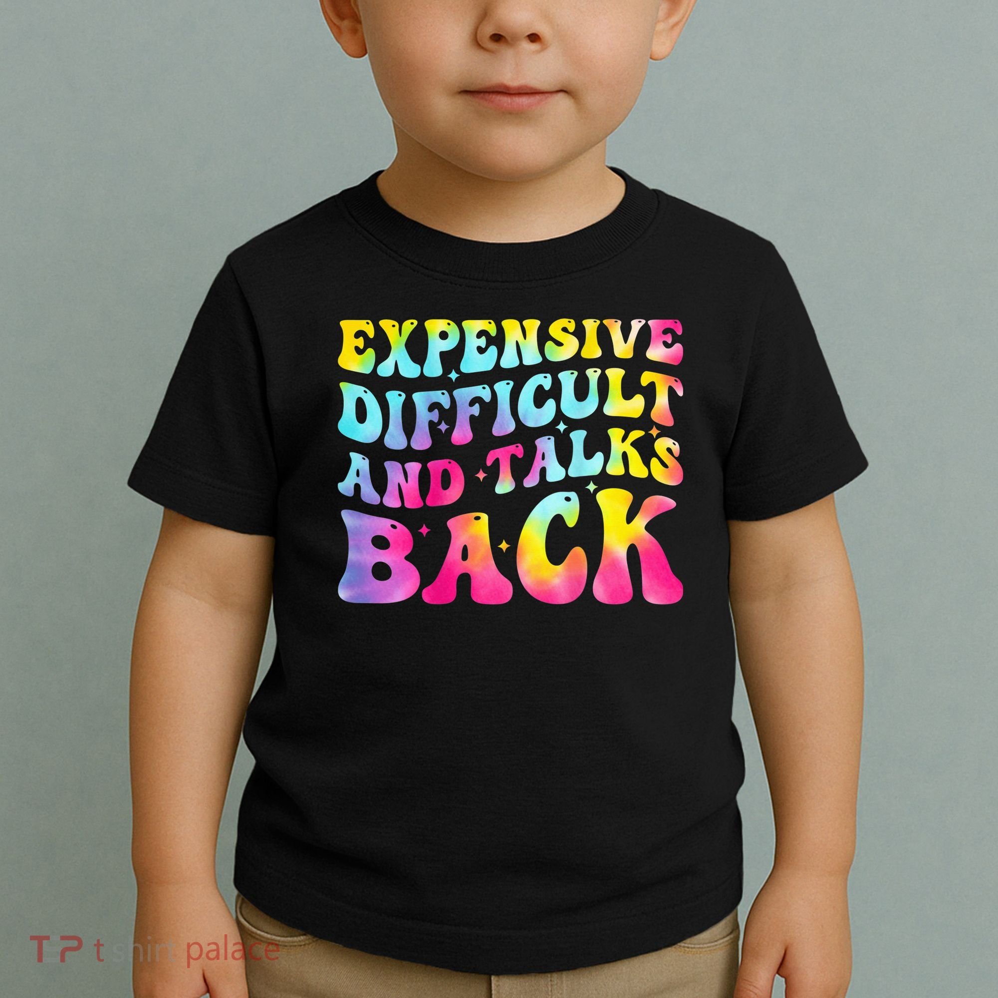 Expensive Difficult and Talks Back Groovy Mothers' Day Toddler T-Shirt