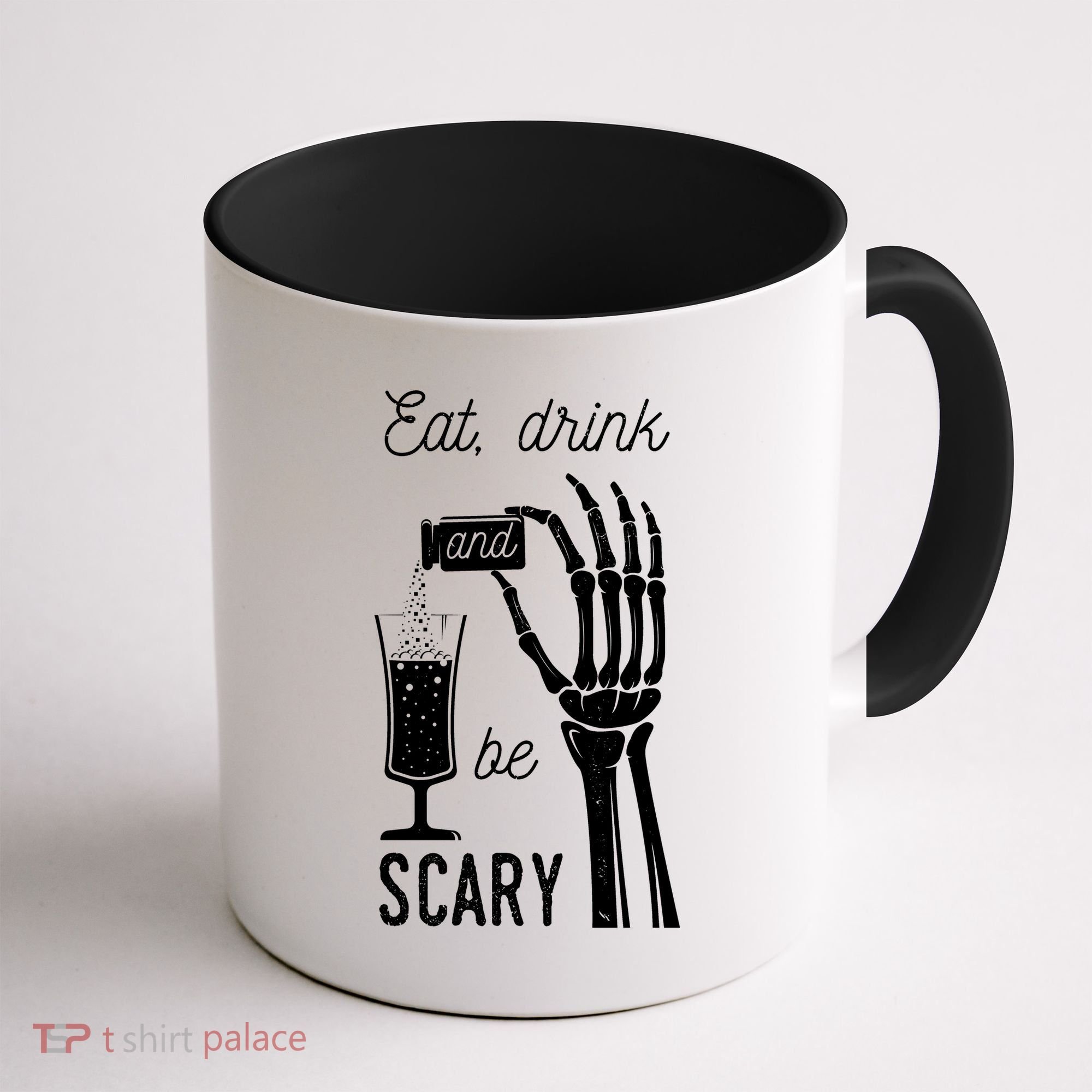 Eat Drink And Be Scary Halloween Party Design Coffee Mug