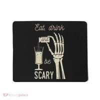 Eat Drink And Be Scary Halloween Party Design Mousepad thumb 0