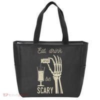 Eat Drink And Be Scary Halloween Party Design Tote Bag thumb 0