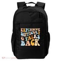 Expensive Difficult And Talks Back Mothers' Day Mom Life Backpack thumb 0