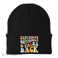 Expensive Difficult And Talks Back Mothers' Day Mom Life Beanie thumb 0
