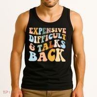 Expensive Difficult And Talks Back Mothers' Day Mom Life Tank Top thumb 3