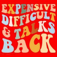 Expensive Difficult And Talks Back Mothers' Day Mom Life Santa Hat thumb 1