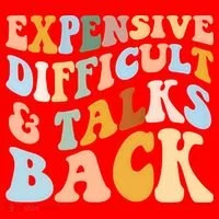 Expensive Difficult And Talks Back Mothers' Day Mom Life Santa Hat thumb 1