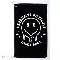 Expensive Difficult And Talks Back Mothers' Day Mom Life Golf Towel thumb 0