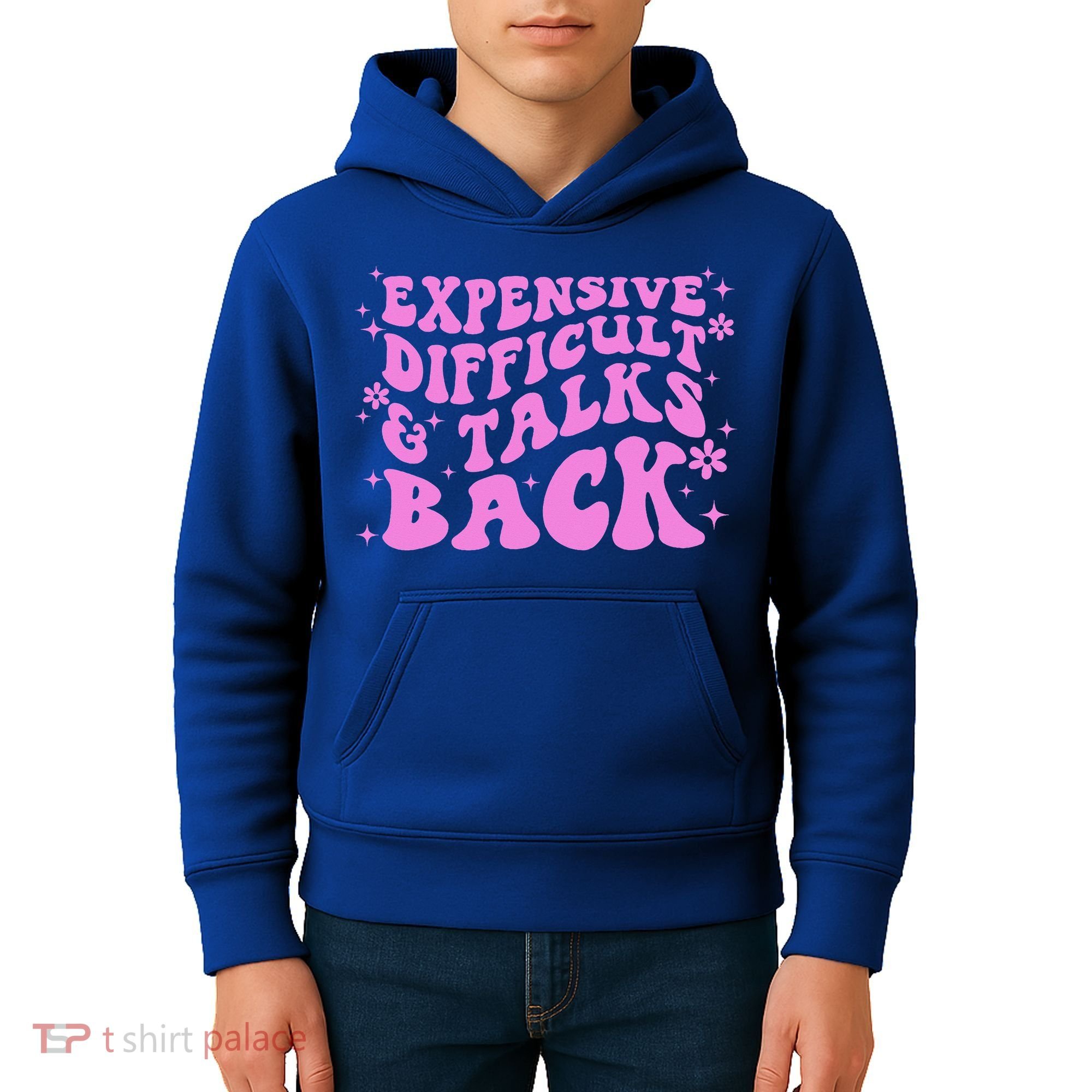 Expensive Difficult And Talks Back Kids Hoodie
