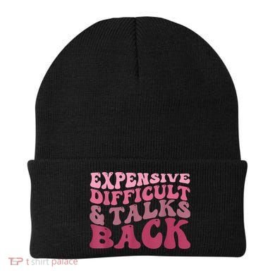Expensive Difficult And Talks Back Mothers' Day Mom Life Beanie
