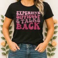 Expensive Difficult And Talks Back Mothers' Day Mom Life Women's T-Shirt thumb 2