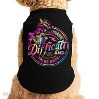 Expensive Difficult And Talks Back Mothers Day Doggie Tank thumb 0