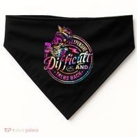 Expensive Difficult And Talks Back Mothers Day USA-Made Doggie Bandana thumb 0