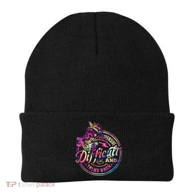 Expensive Difficult And Talks Back Mothers Day Beanie