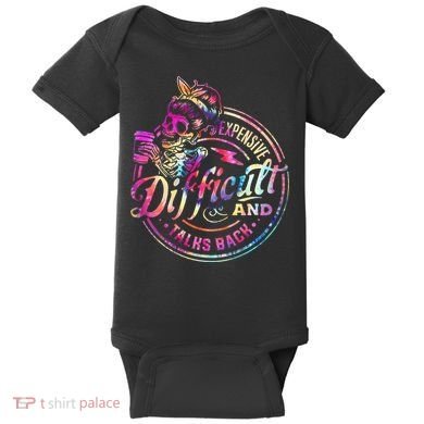 Expensive Difficult And Talks Back Mothers Day Baby Bodysuit