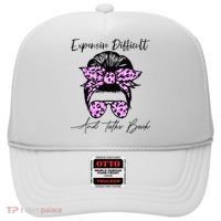 Expensive Difficult And Talks Back Messy Bun Leopard Pattern Hat thumb 0