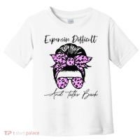 Expensive Difficult And Talks Back Messy Bun Leopard Pattern Toddler T-Shirt thumb 0