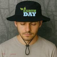 Earth Day Awareness Logo Bucket Hat thumb 2
