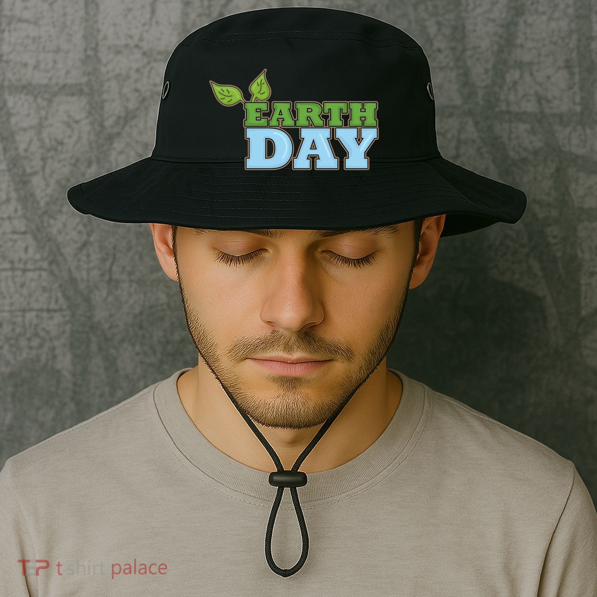 Earth Day Awareness Logo Bucket Hat