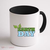 Earth Day Awareness Logo Coffee Mug thumb 1