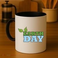 Earth Day Awareness Logo Coffee Mug thumb 4