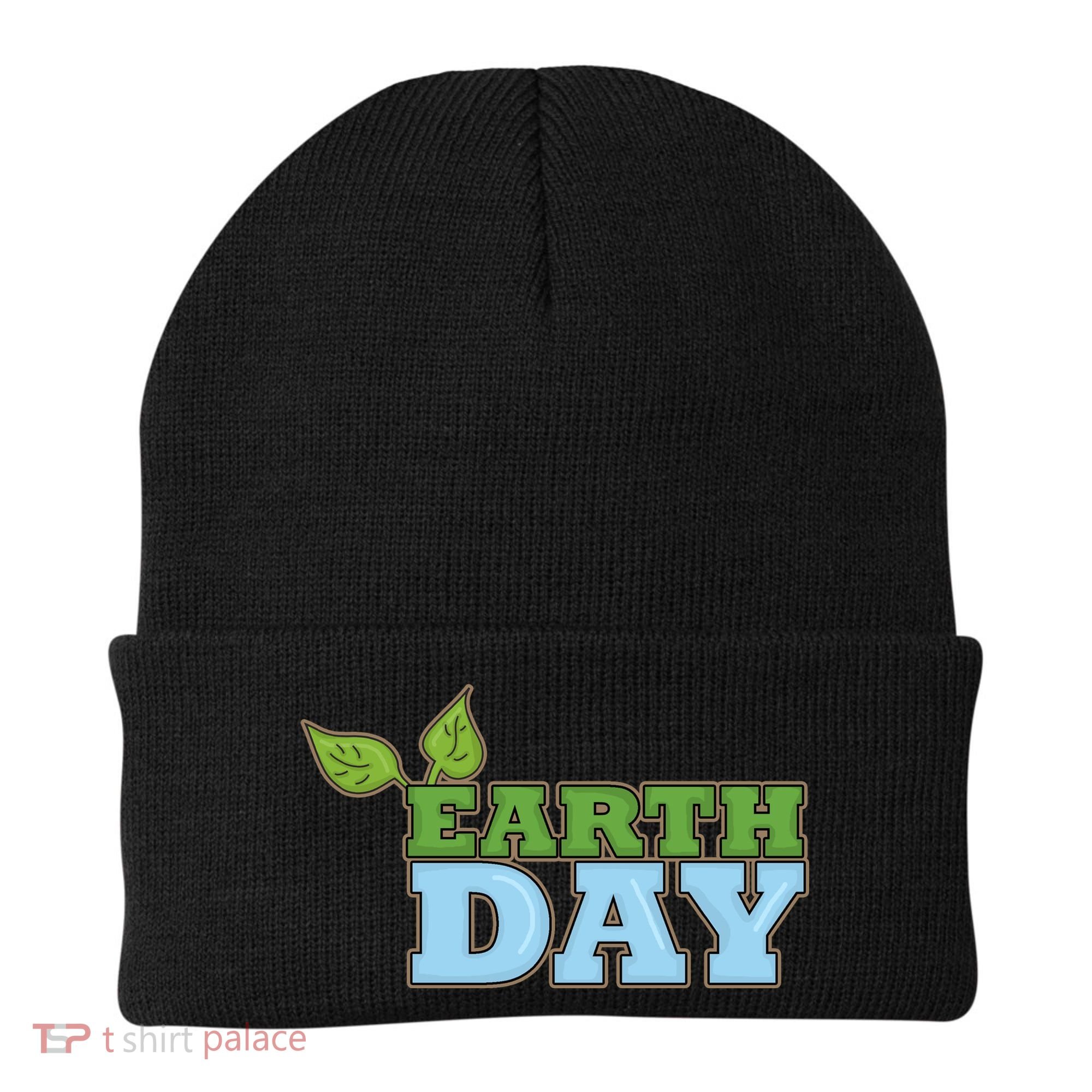 Earth Day Awareness Logo Beanie