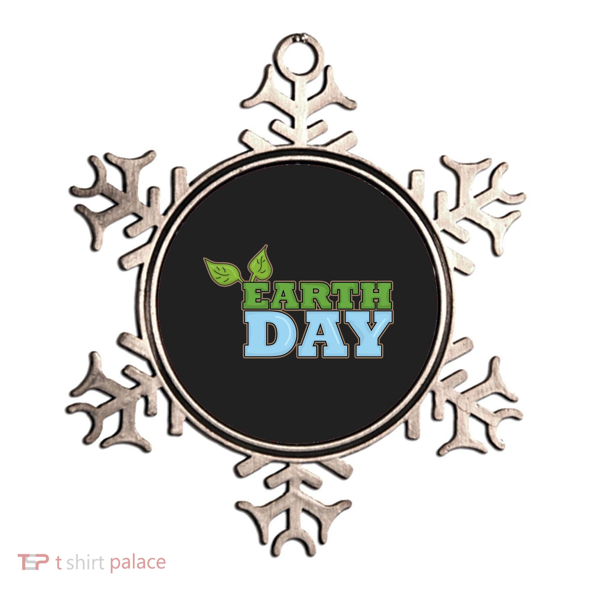 Earth Day Awareness Logo Ornament
