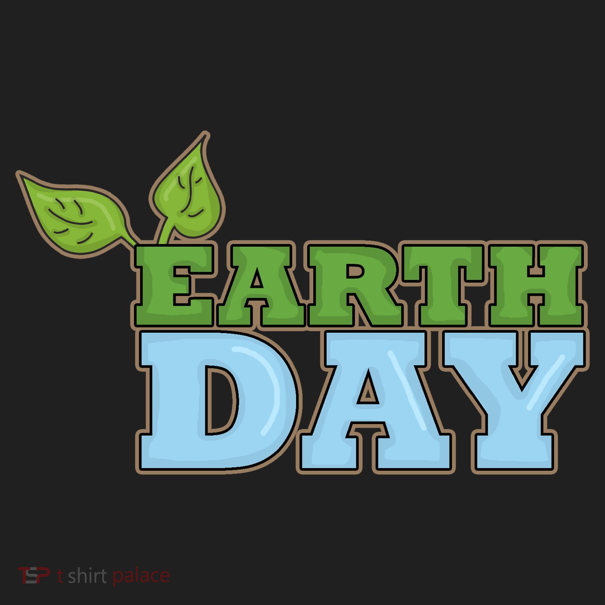 Earth Day Awareness Logo Golf Towel
