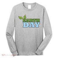 Earth Day Awareness Logo Long Sleeve Shirt thumb 0