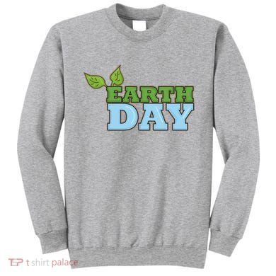 Earth Day Awareness Logo Sweatshirt