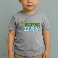 Earth Day Awareness Logo Toddler T-Shirt thumb 2