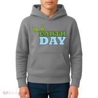 Earth Day Awareness Logo Kids Hoodie thumb 4