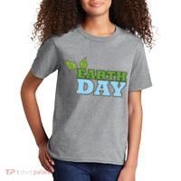 Earth Day Awareness Logo Kids T-Shirt thumb 2