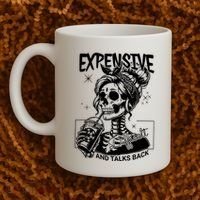 Expensive Difficult And Talks Back Coffee Mug thumb 2