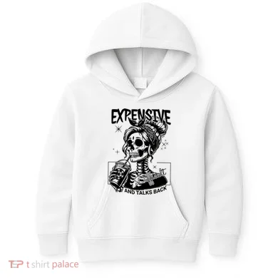 Expensive Difficult And Talks Back Kids Hoodie