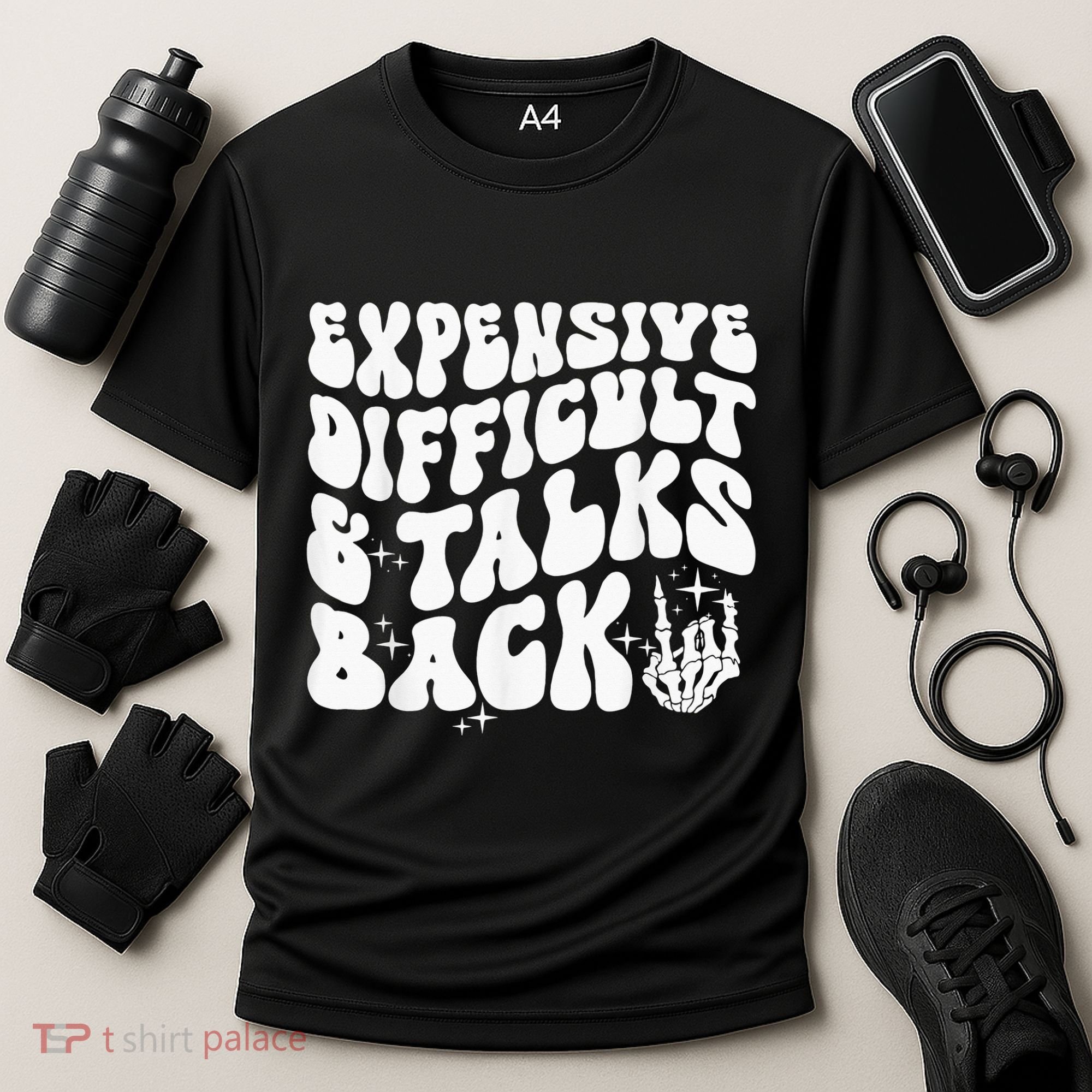 Expensive Difficult And Talks Back Groovy Cooling Performance Crew T-Shirt