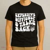 Expensive Difficult And Talks Back Groovy T-Shirt thumb 3