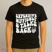 Expensive Difficult And Talks Back Groovy T-Shirt thumb 3