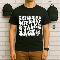 Expensive Difficult And Talks Back Groovy T-Shirt thumb 6
