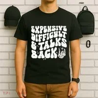 Expensive Difficult And Talks Back Groovy T-Shirt thumb 6