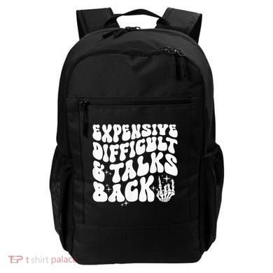 Expensive Difficult And Talks Back Groovy Backpack