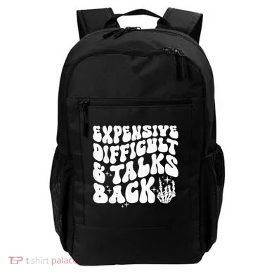 Expensive Difficult And Talks Back Groovy Backpack