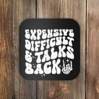 Expensive Difficult And Talks Back Groovy Coaster thumb 0