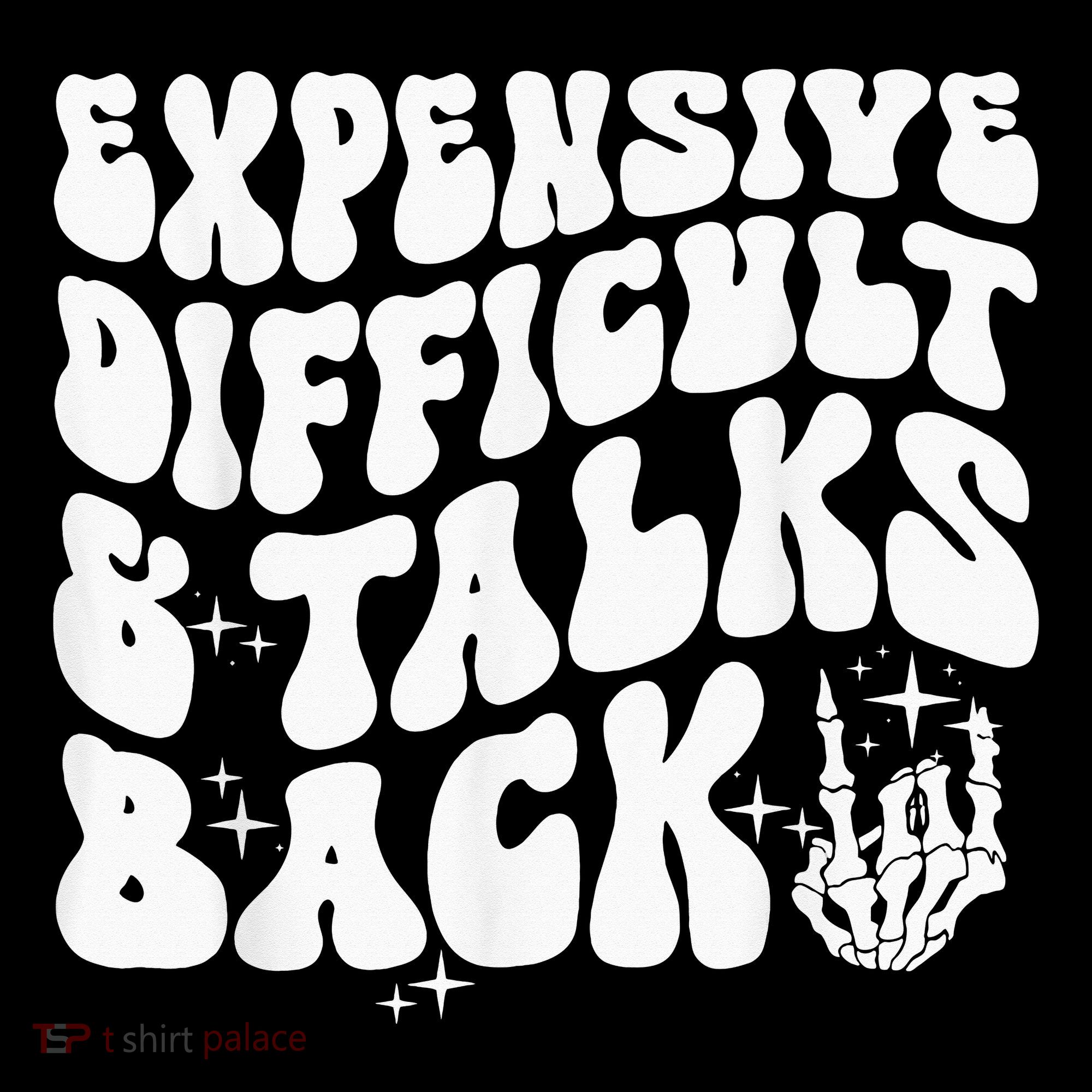 Expensive Difficult And Talks Back Groovy Coaster